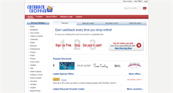 Desktop Screenshot of cashbackshopper.com.au